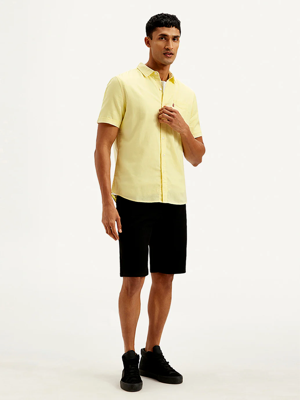 Men's Solid Slim Fit Oxford Shirt - Image 5