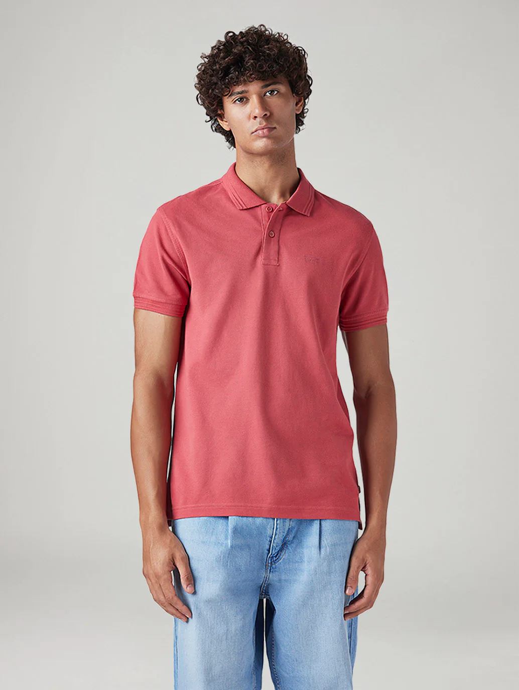Men's Solid Slim Fit Pique Polo T-Shirt - Image 2