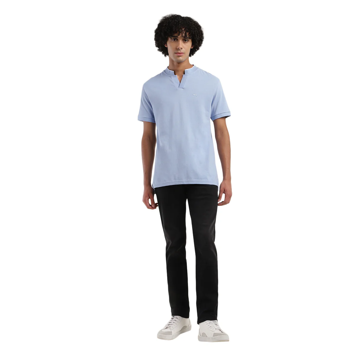 Men's Solid Slim Fit Polo T-Shirt - Image 5