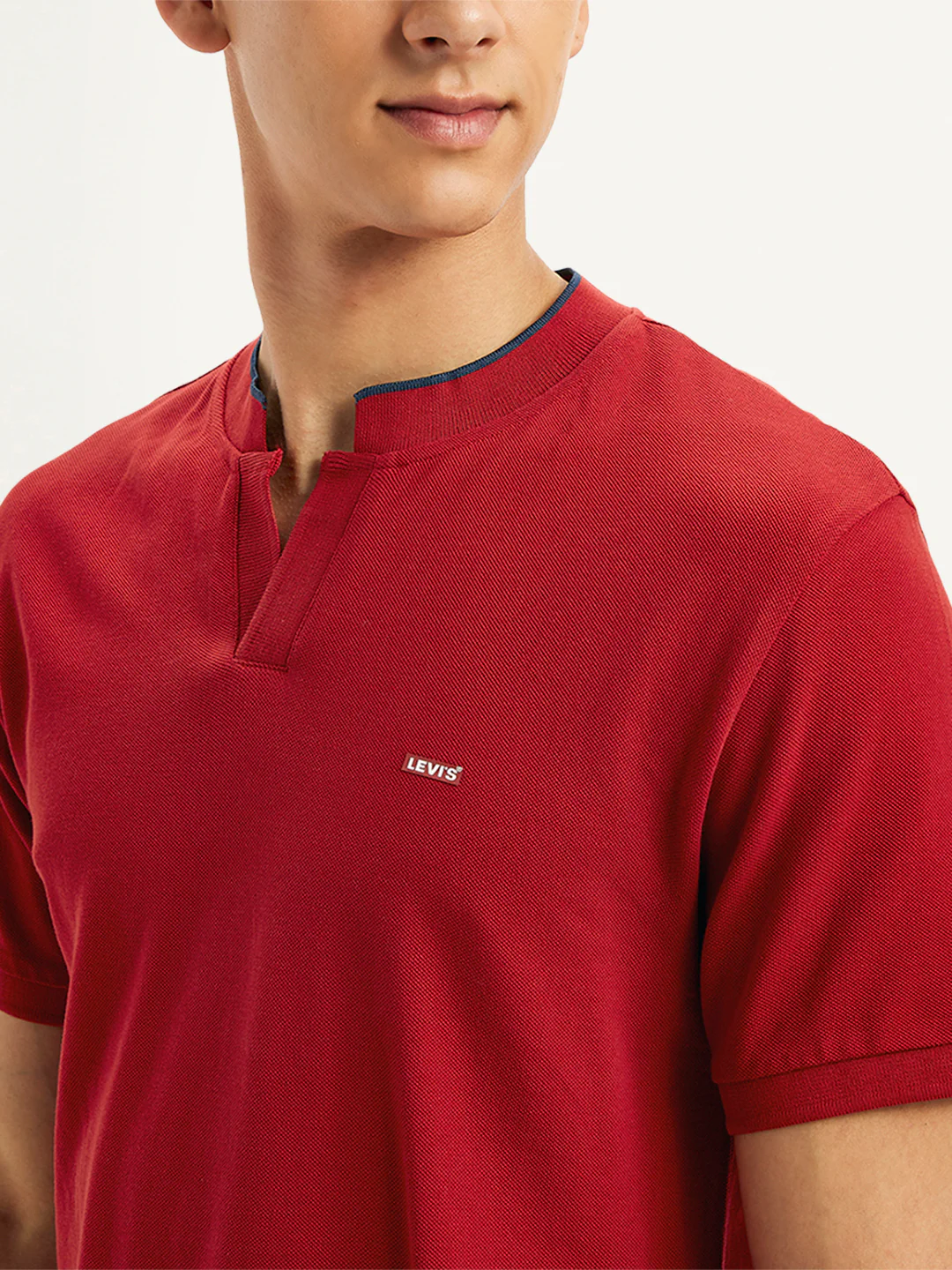 Men's Solid Slim Fit Polo T-Shirt - Image 5
