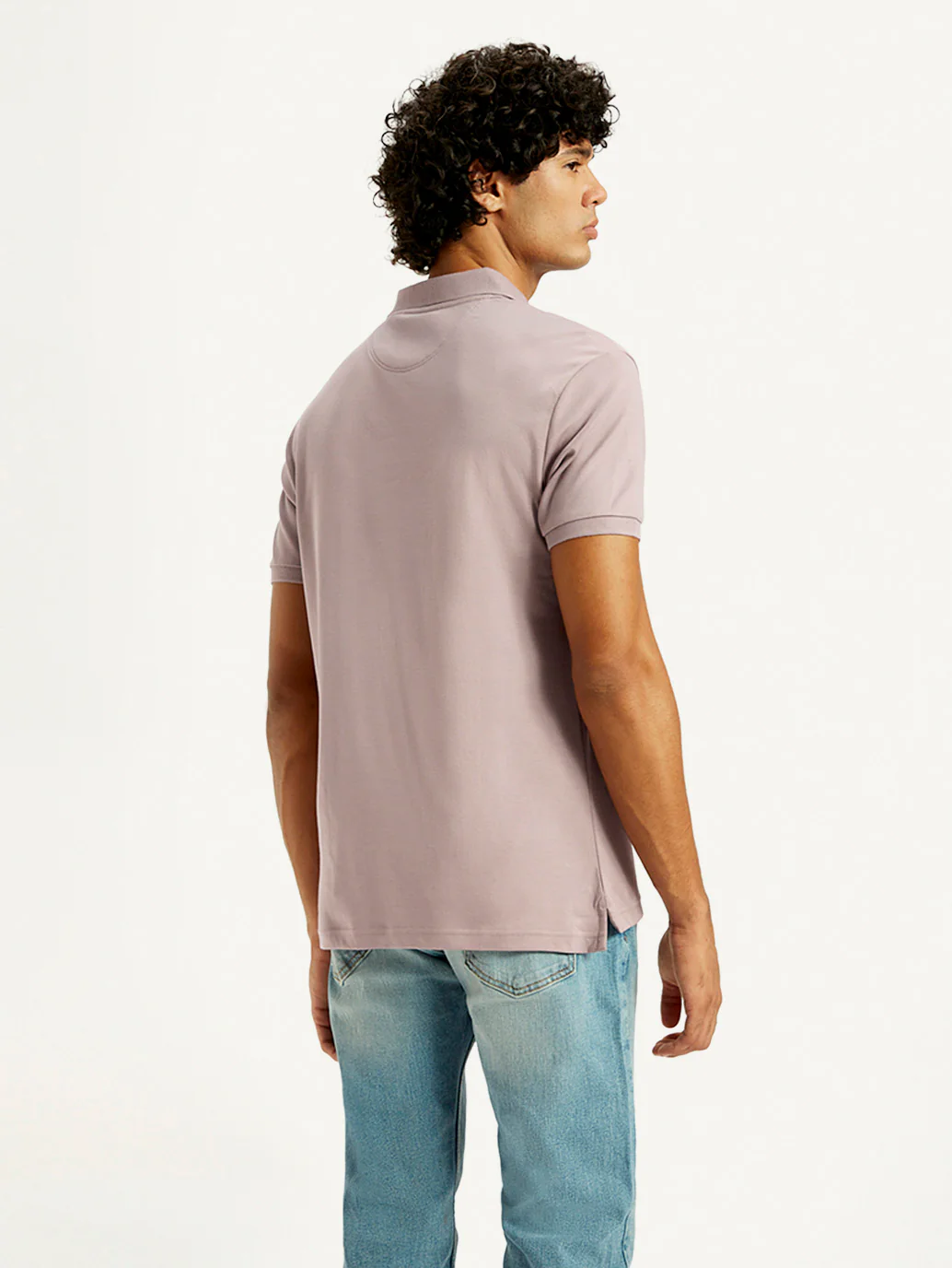 Men's Solid Slim Fit Polo T-Shirt - Image 3