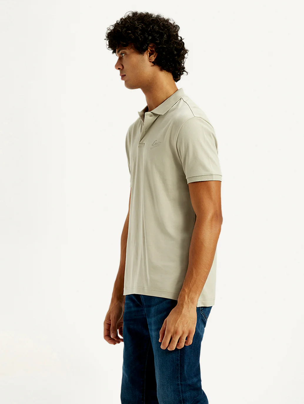 Men's Solid Slim Fit Polo T-Shirt - Image 4