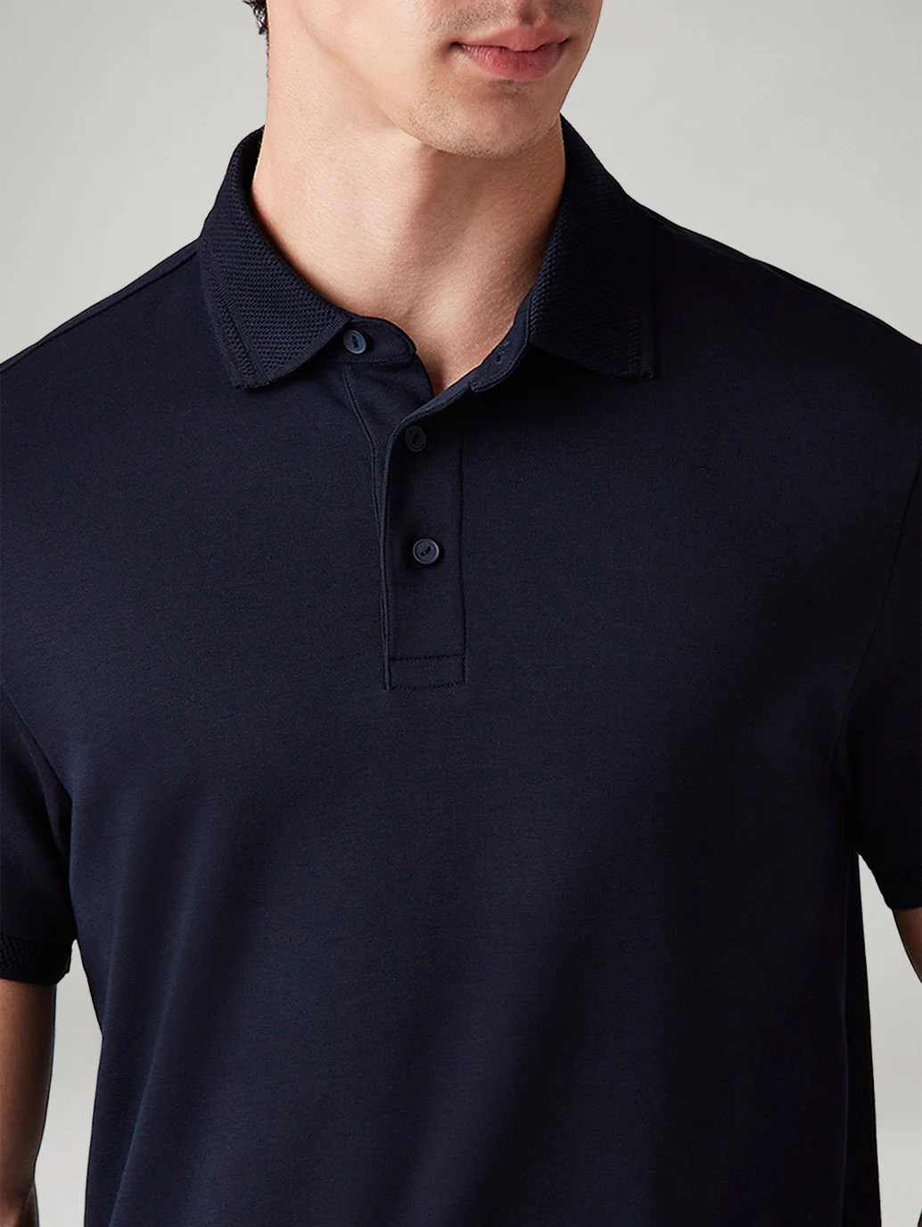Men's Solid Slim Fit Polo T-Shirt - Image 4