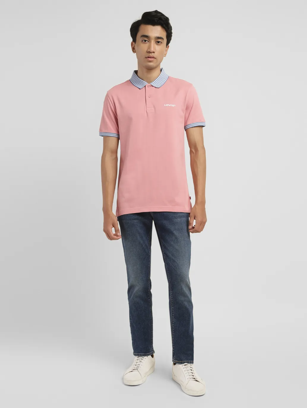 Men's Solid Slim Fit Polo T-shirt - Image 6