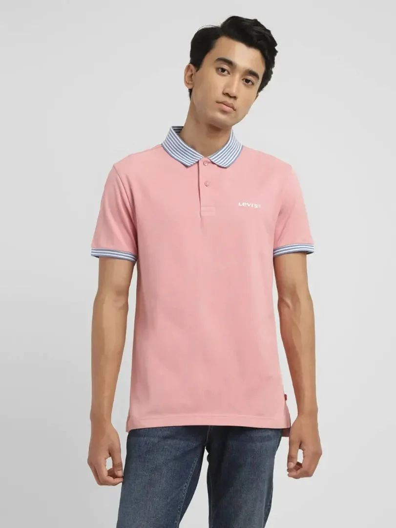 Men's Solid Slim Fit Polo T-shirt - Image 7
