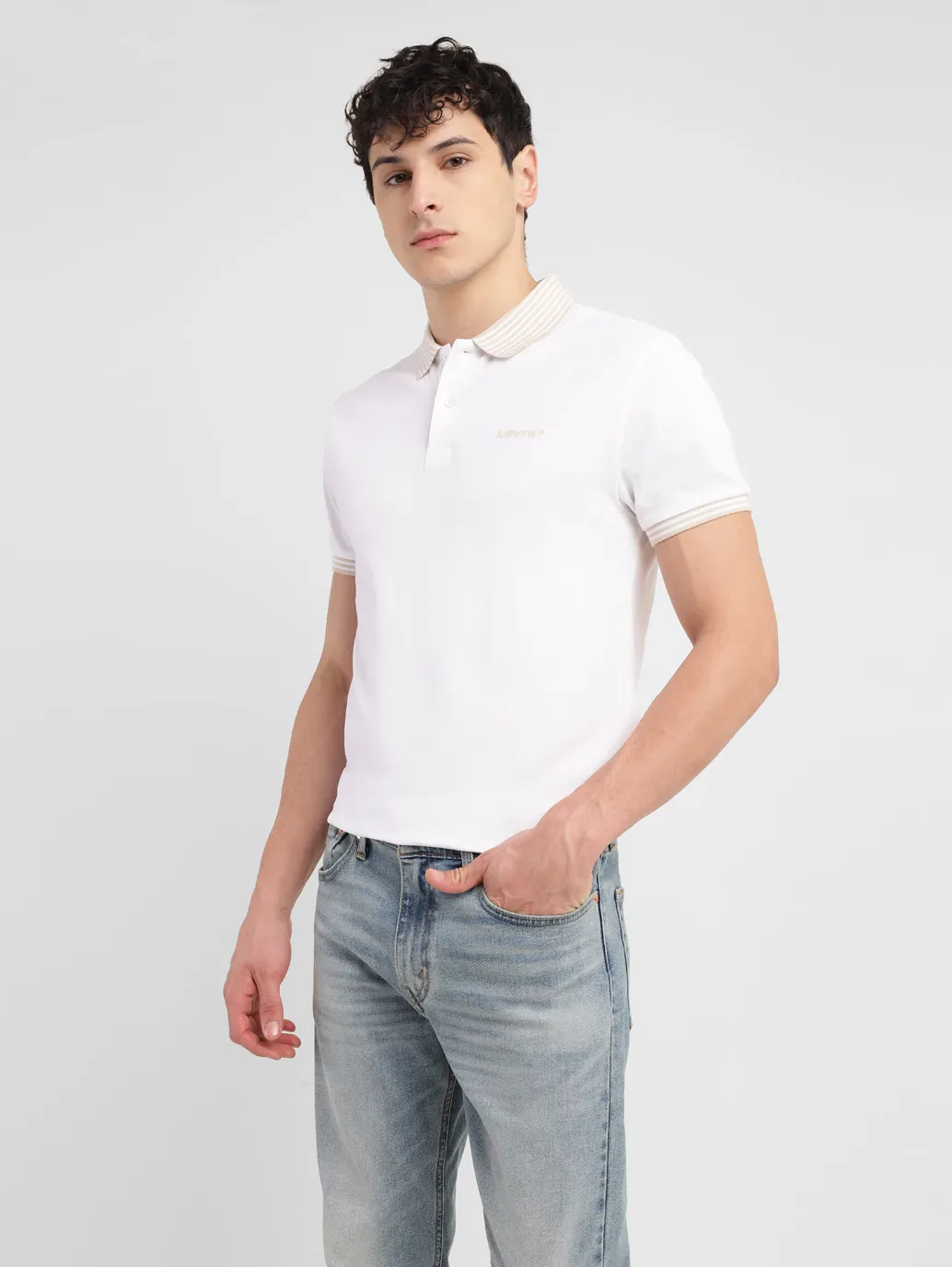 Men's Solid Slim Fit Polo T-shirt - Image 6