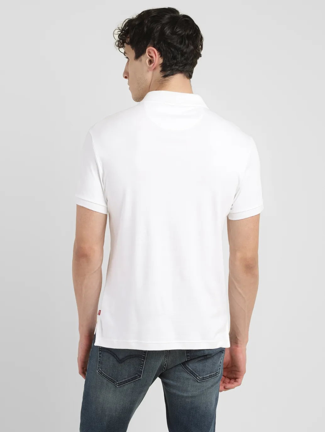 Men's Solid Slim Fit Polo T-shirt - Image 3