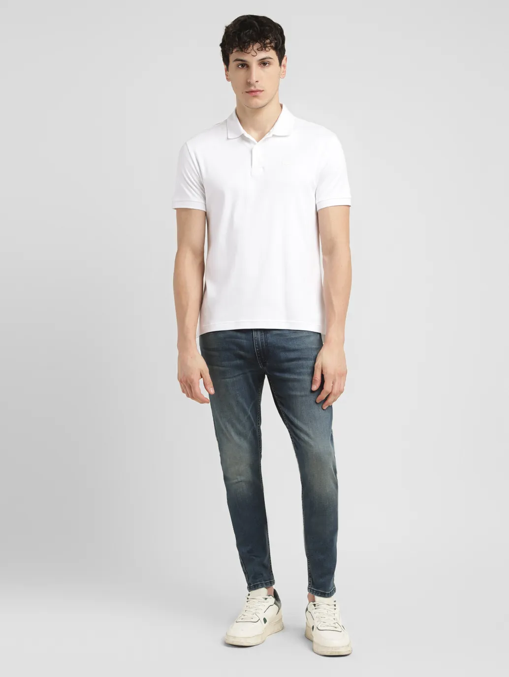 Men's Solid Slim Fit Polo T-shirt - Image 6