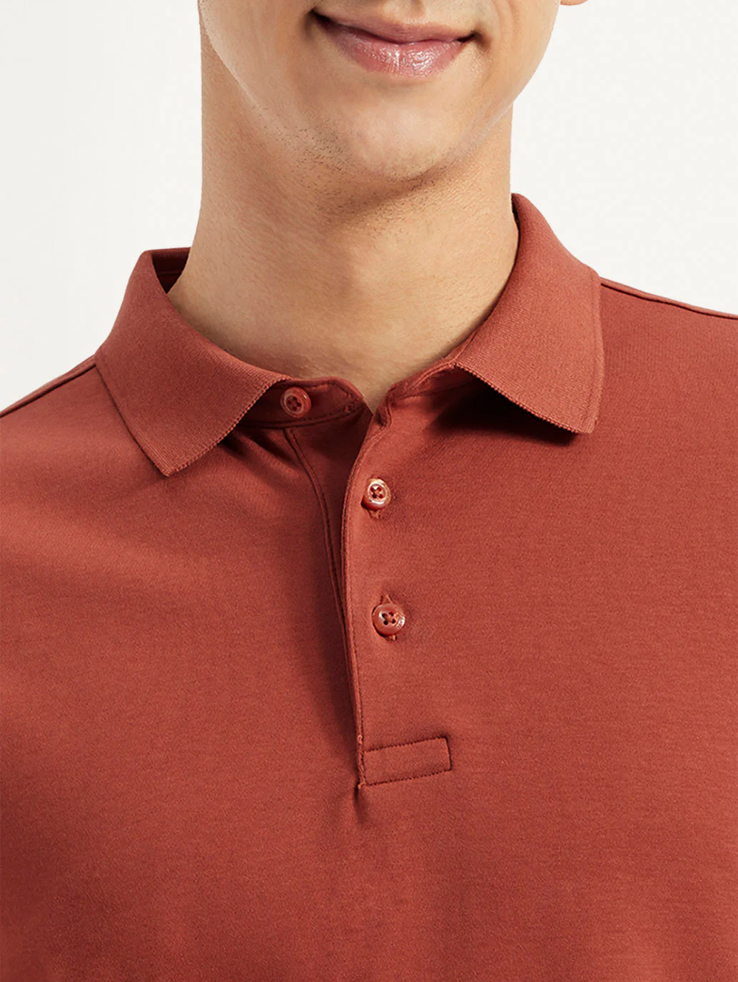 Men's Solid Slim Fit Polo T-shirt - Image 5