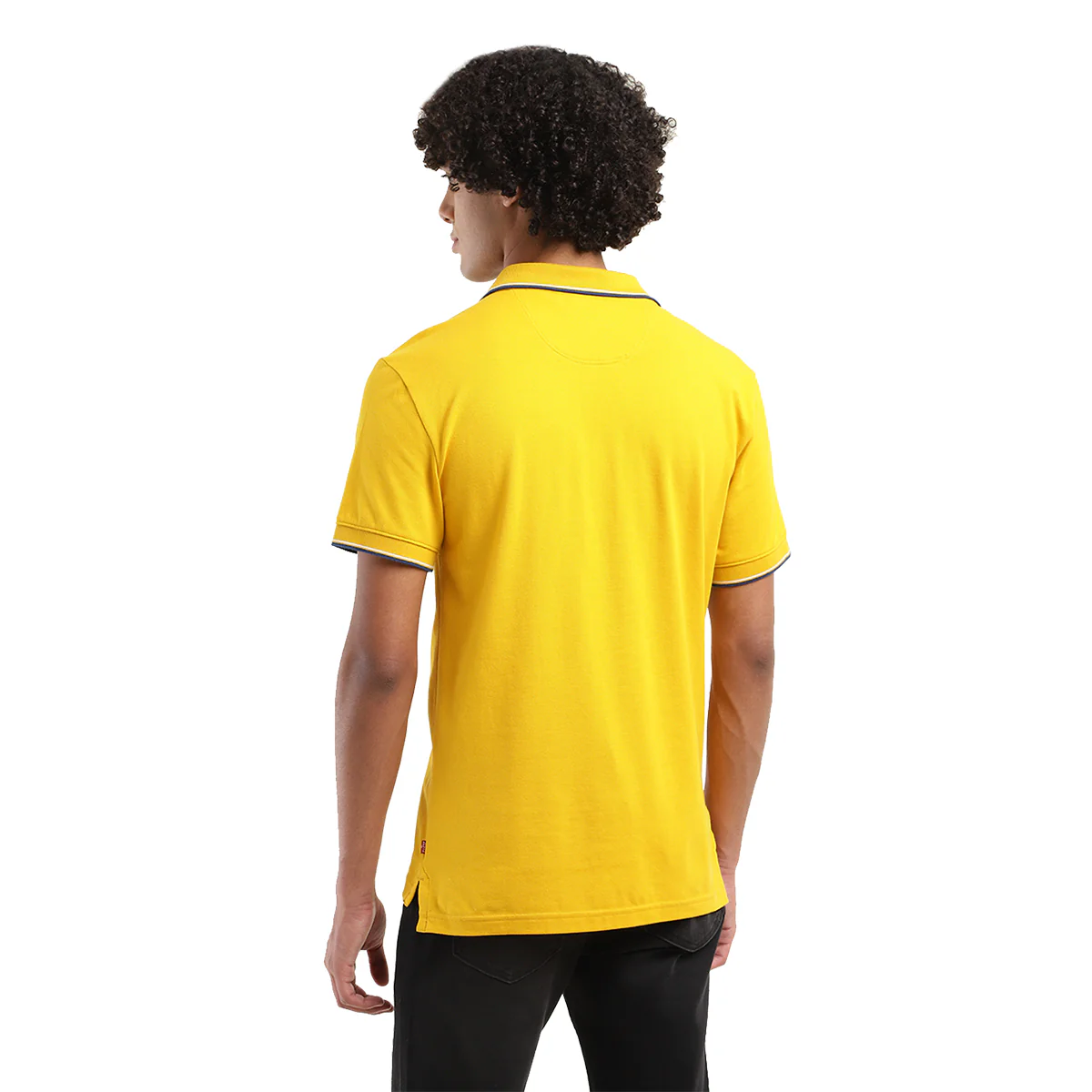 Men's Solid Slim Fit Polo T-shirt - Image 2