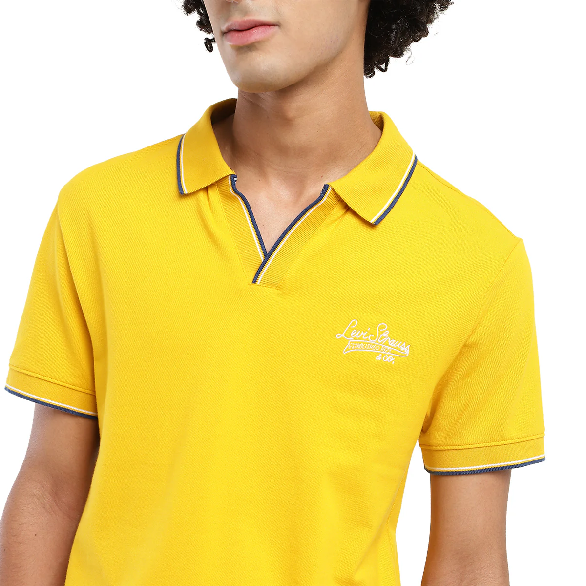 Men's Solid Slim Fit Polo T-shirt - Image 5