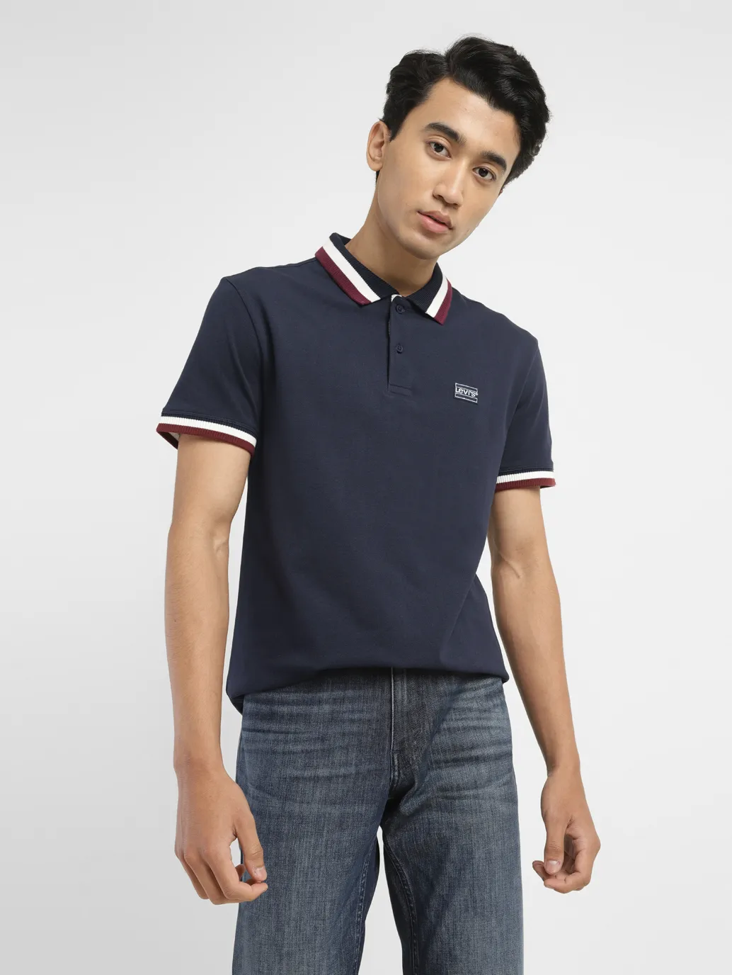 Men's Solid Slim Fit Polo T-shirt - Image 6