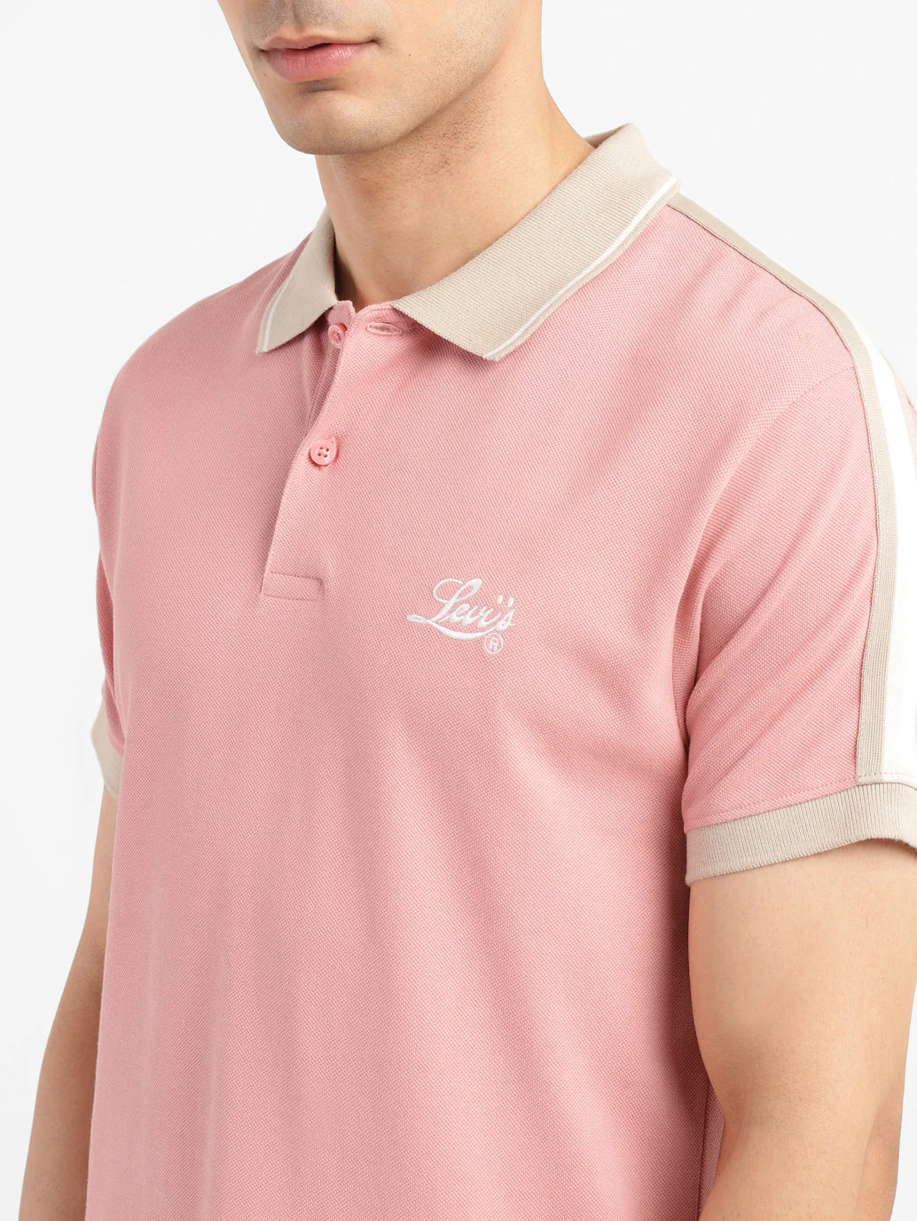 Men's Solid Slim Fit Polo T-shirt - Image 4