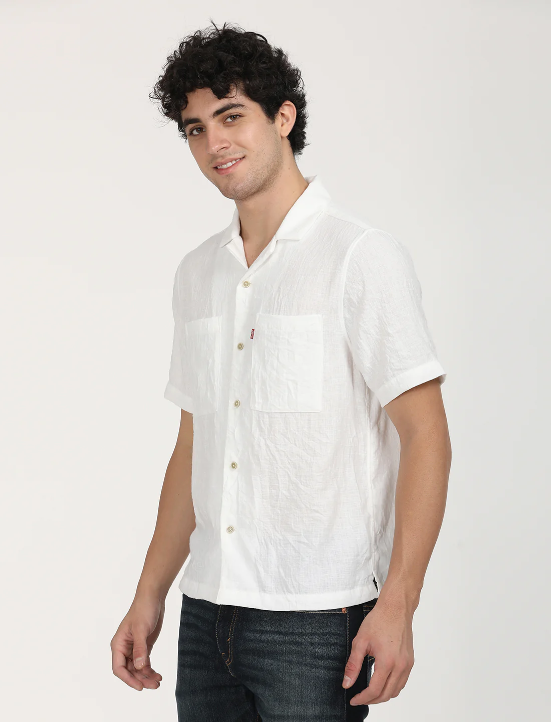 Men's Solid Slim Fit Shirt - Image 2