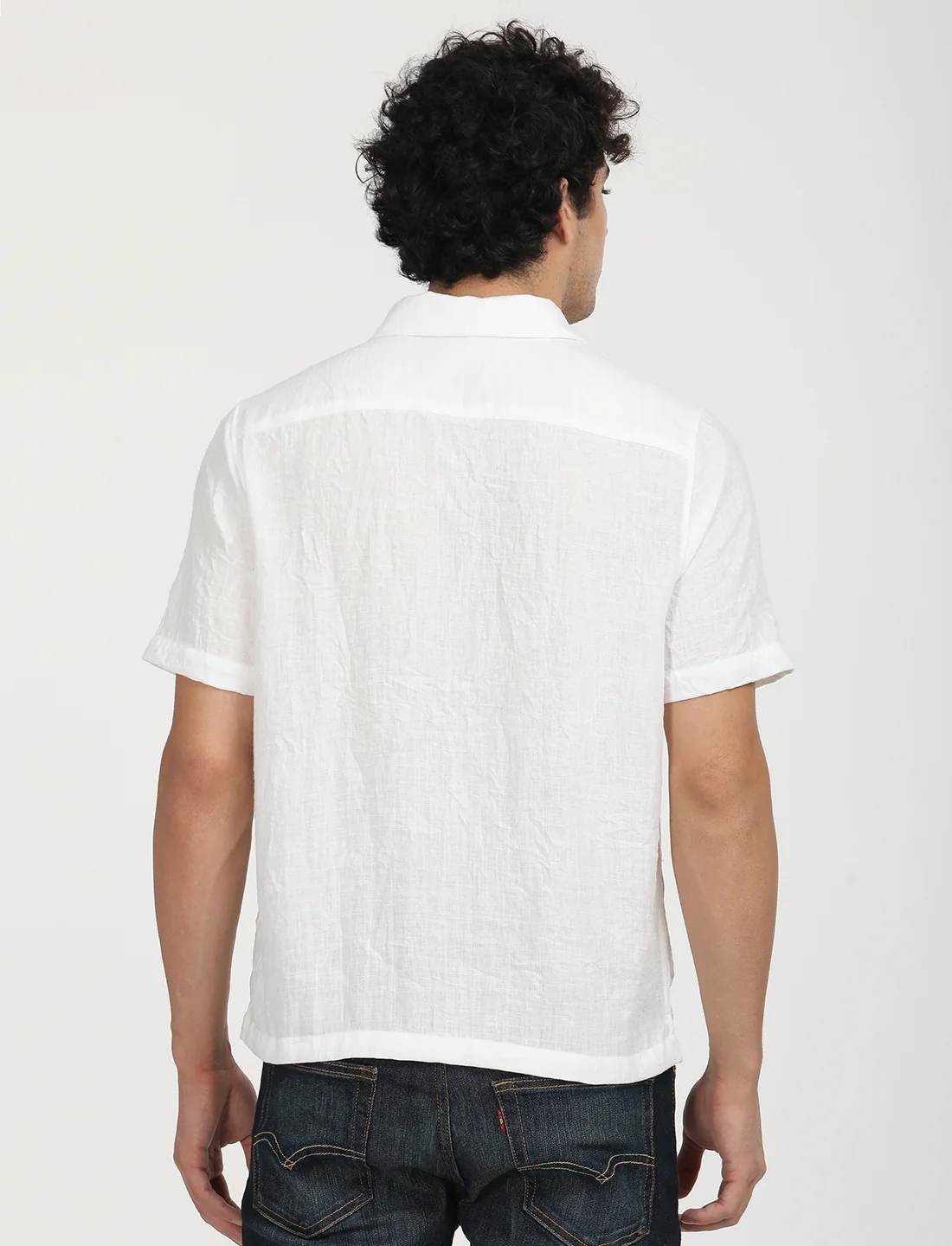 Men's Solid Slim Fit Shirt - Image 3