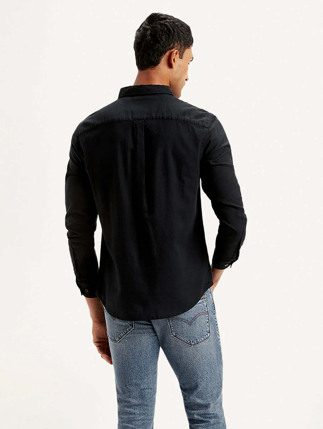 Men's Solid Slim Fit Oxford Shirt - Image 2