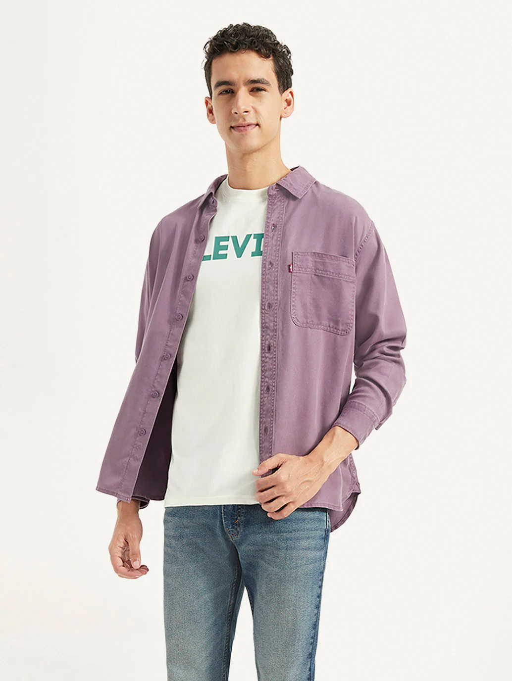 Men's Solid Slim Fit Shirt - Image 3