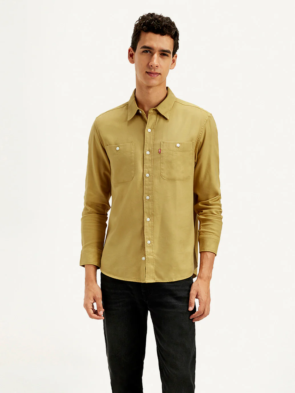 Men's Solid Slim Fit Shirt - Image 2