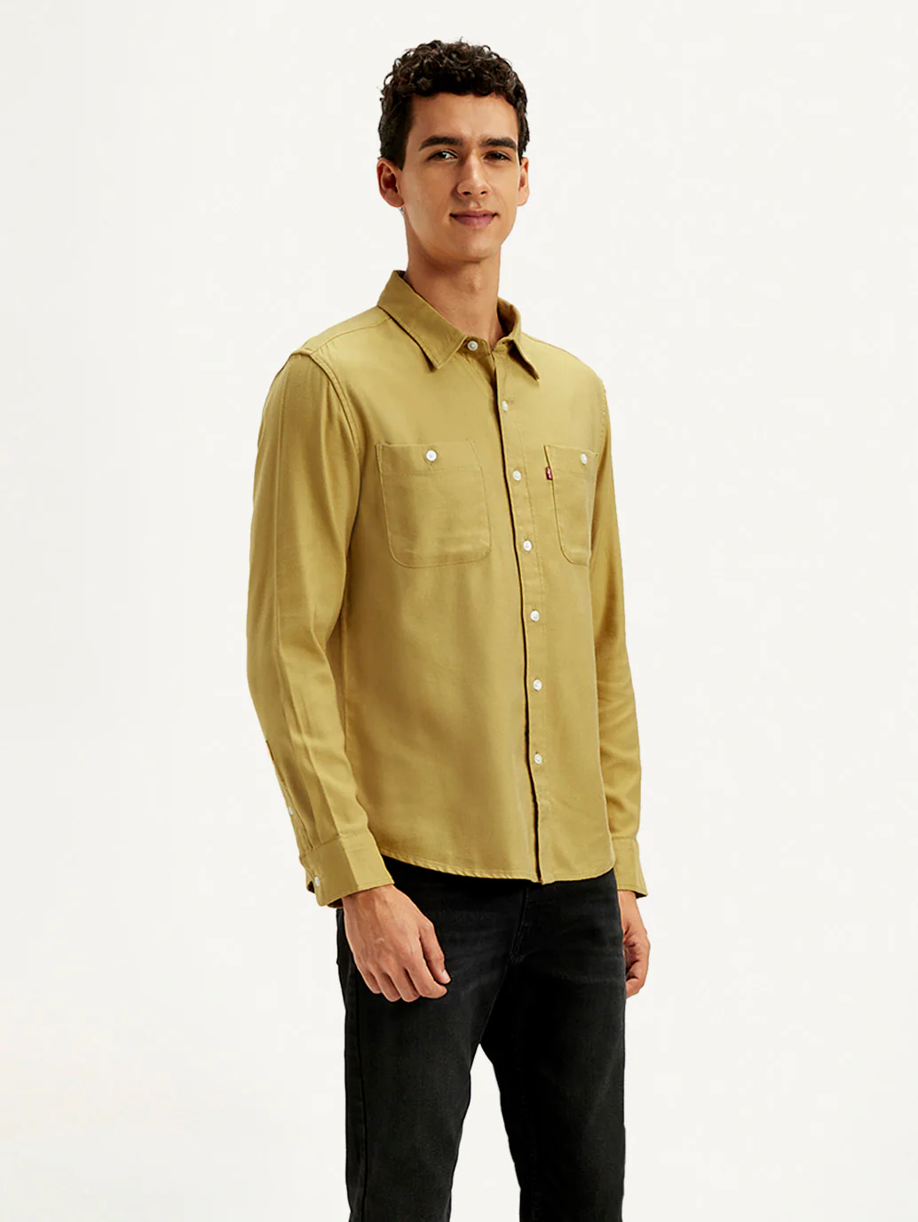 Men's Solid Slim Fit Shirt - Image 5