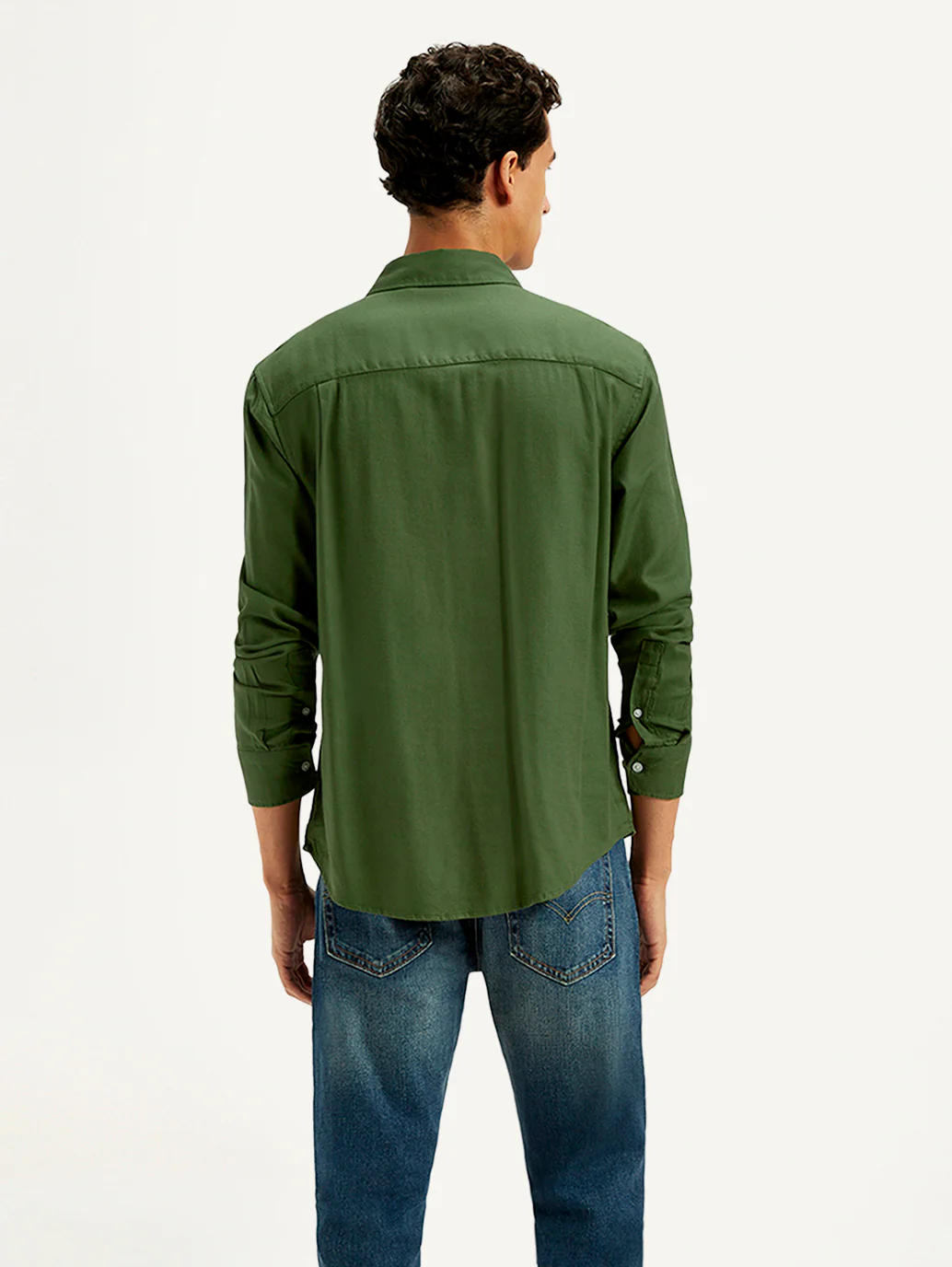 Men's Solid Slim Fit Shirt - Image 3
