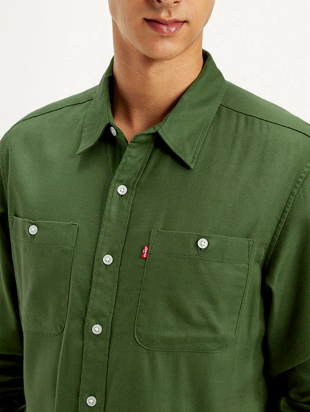 Men's Solid Slim Fit Shirt - Image 4
