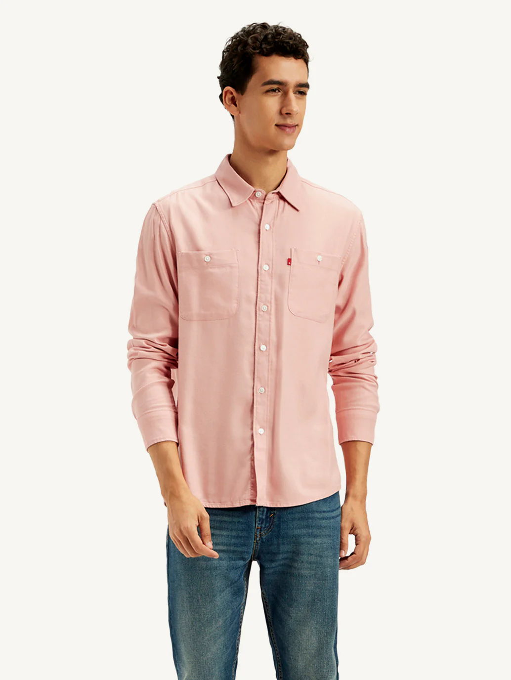 Men's Solid Slim Fit Shirt - Image 3