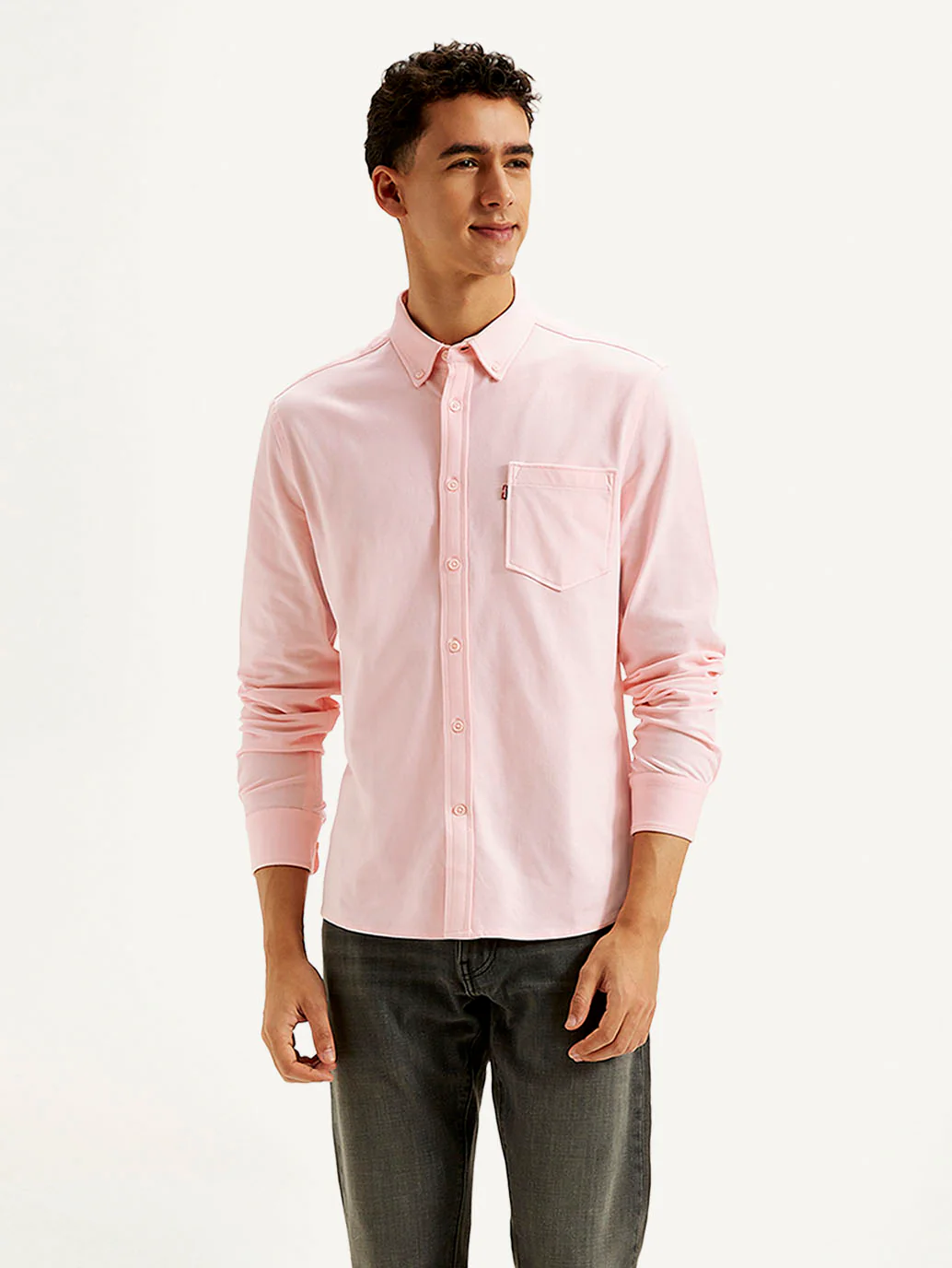 Men's Solid Slim Fit Shirt - Image 2