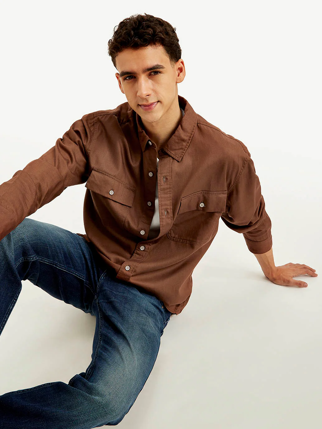 Men's Solid Slim Fit Shirt