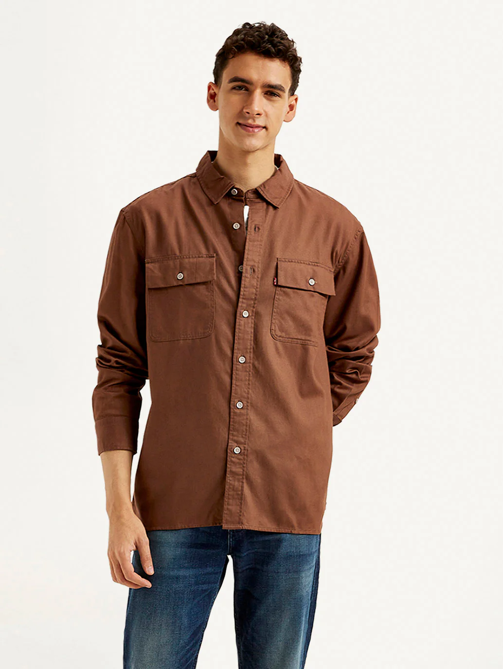 Men's Solid Slim Fit Shirt - Image 3