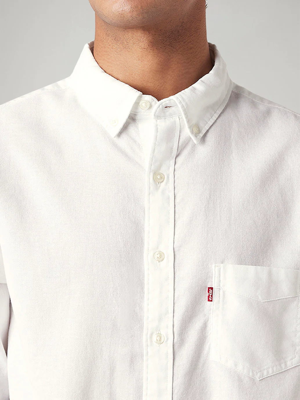 Men's Solid Slim Fit Oxford Shirt - Image 4