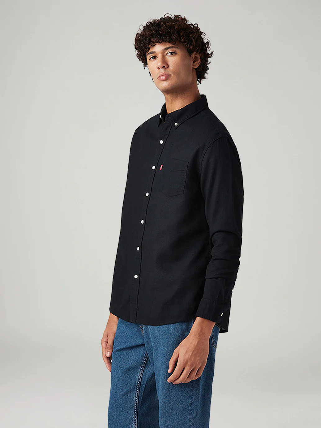 Men's Solid Slim Fit Oxford Shirt - Image 5