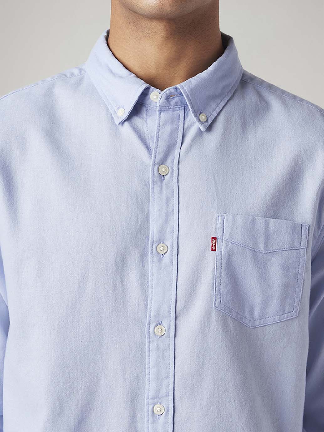 Men's Solid Slim Fit Oxford Shirt - Image 4