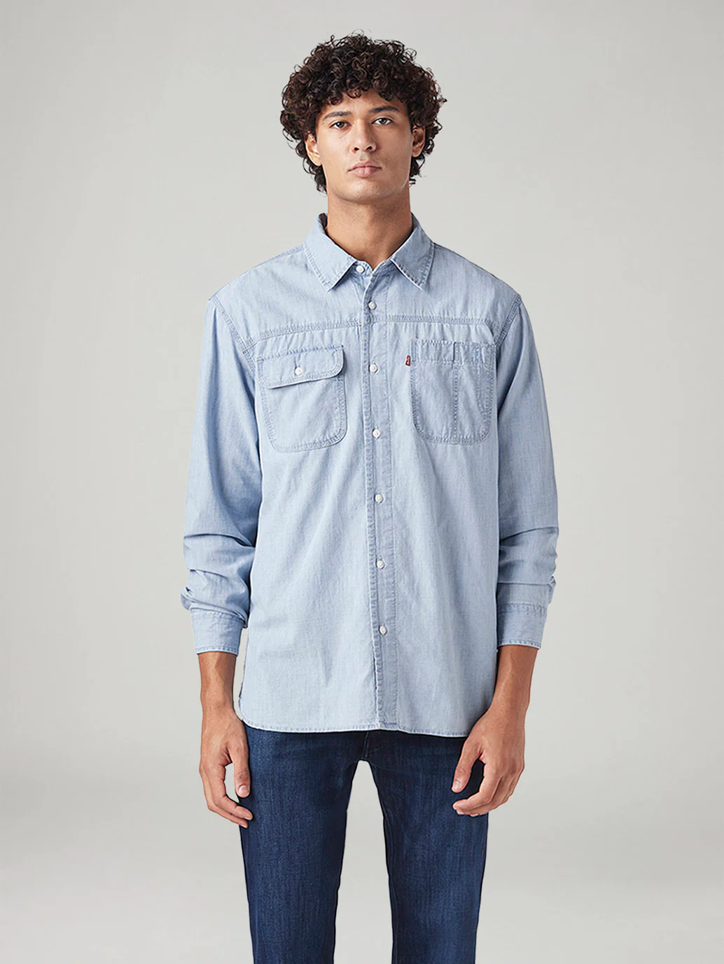 Men's Solid Slim Fit Shirt - Image 2