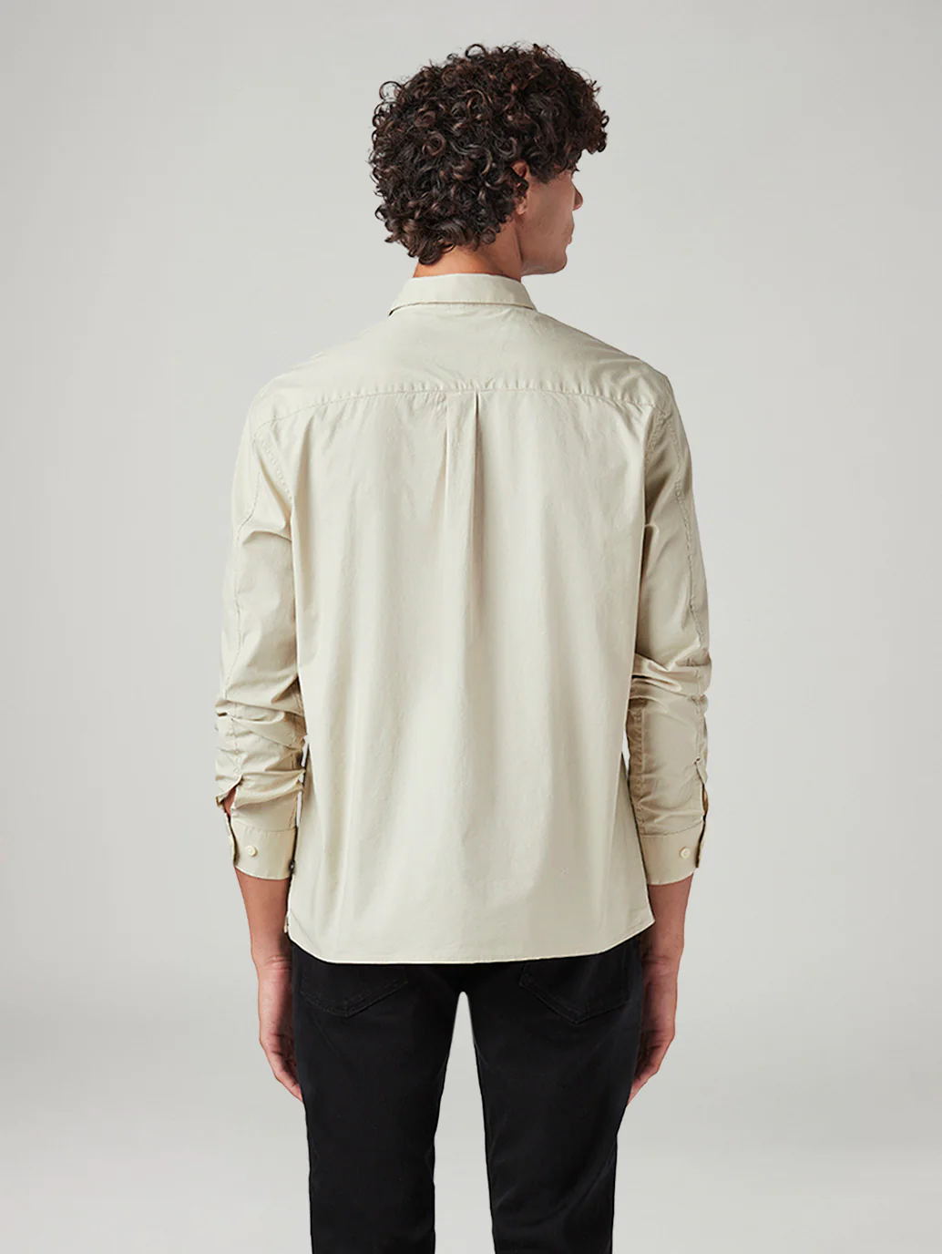 Men's Solid Slim Fit Shirt - Image 3
