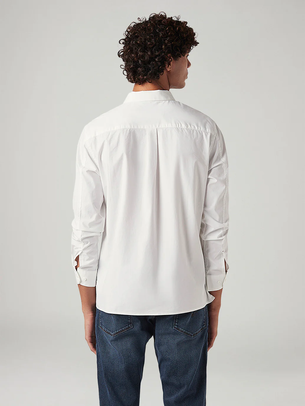 Men's Solid Slim Fit Shirt - Image 3