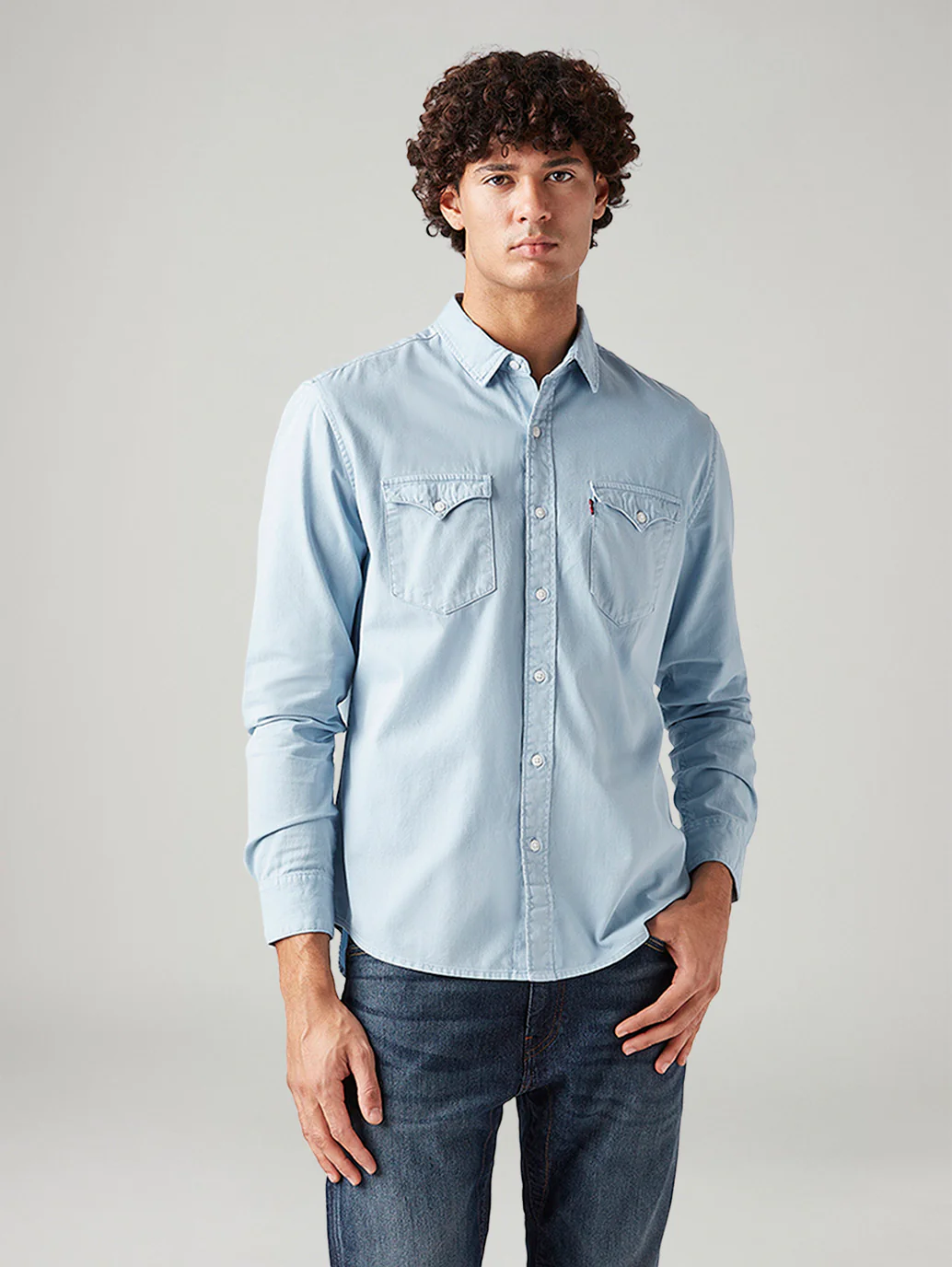Men's Solid Slim Fit Shirt - Image 2