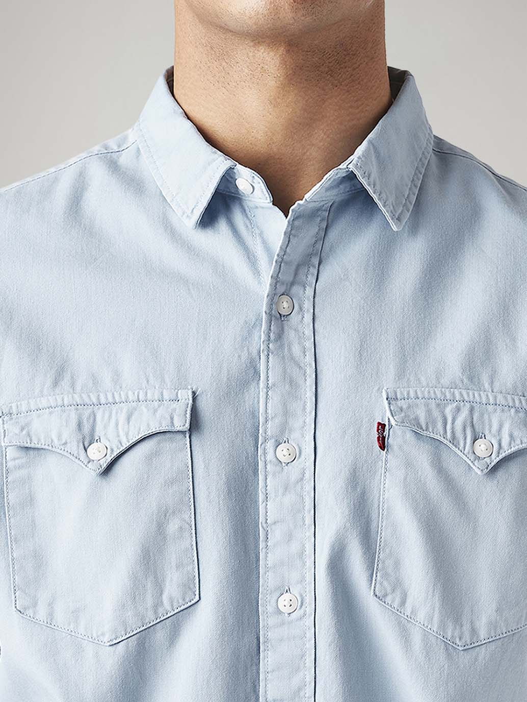 Men's Solid Slim Fit Shirt - Image 4