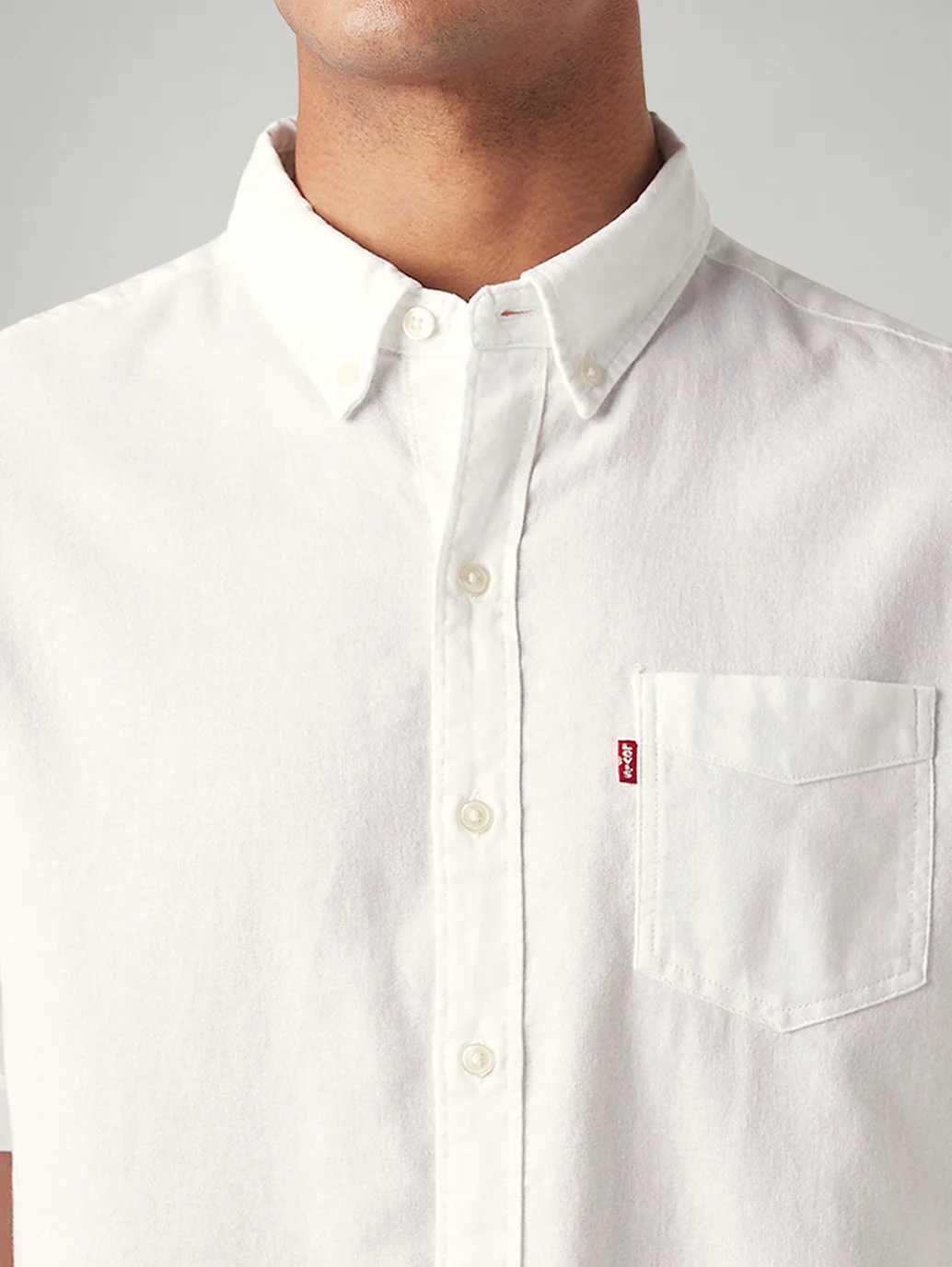 Men's Solid Slim Fit Oxford Shirt - Image 4