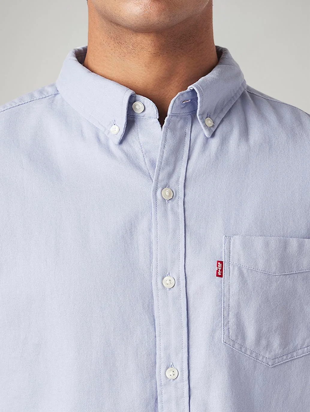 Men's Solid Slim Fit Oxford Shirt - Image 4