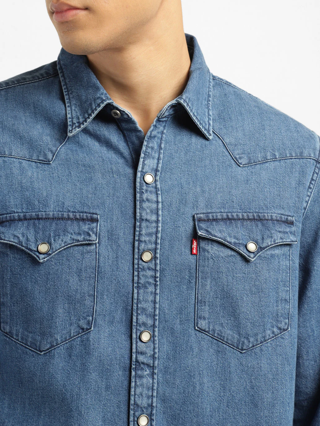 Men's Solid Slim Fit Shirt - Image 5