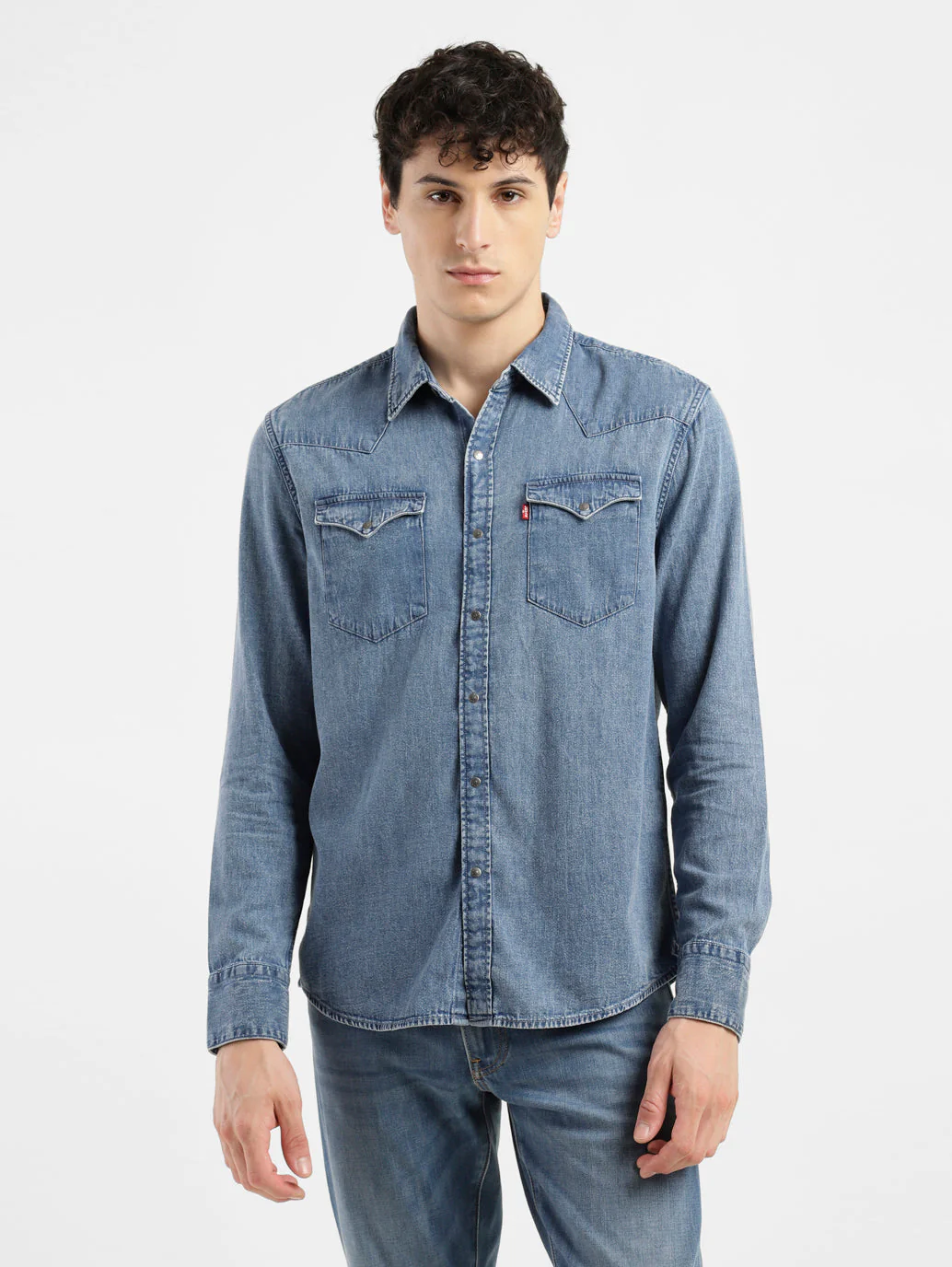 Men's Solid Slim Fit Shirt - Image 2