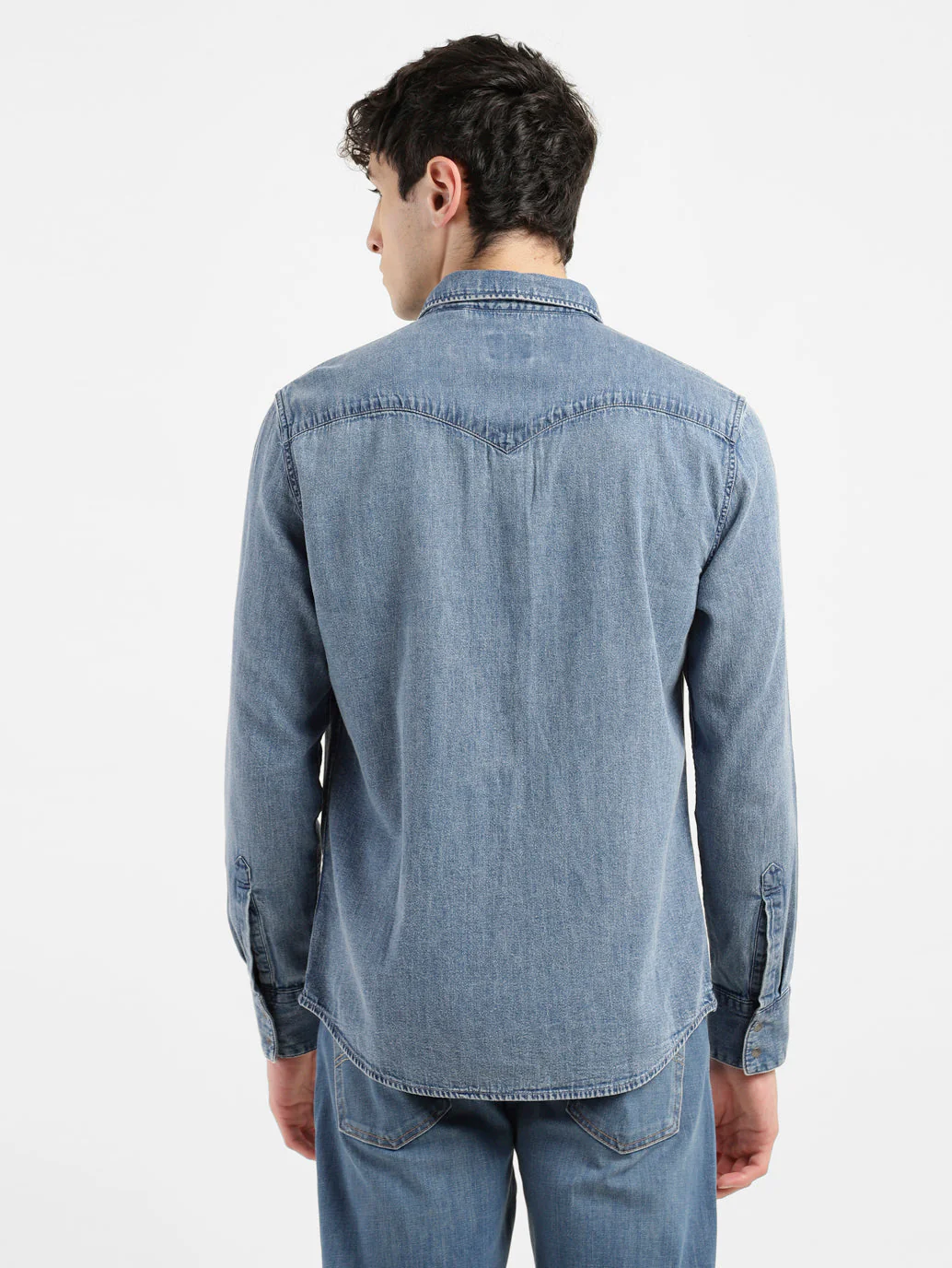 Men's Solid Slim Fit Shirt - Image 3