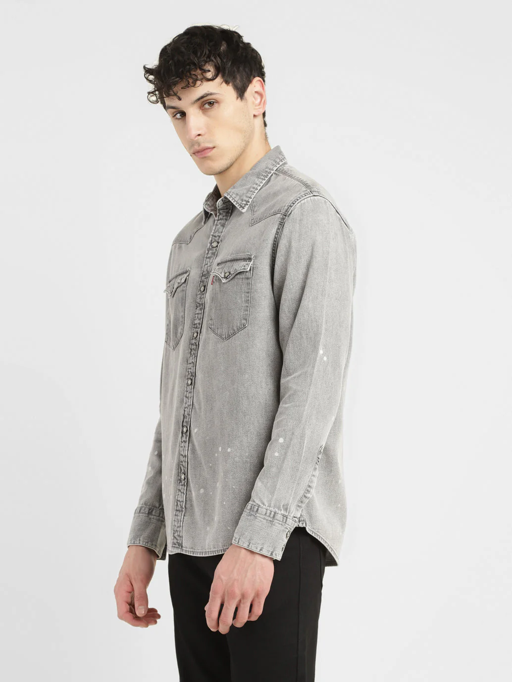 Men's Solid Slim Fit Shirt - Image 5