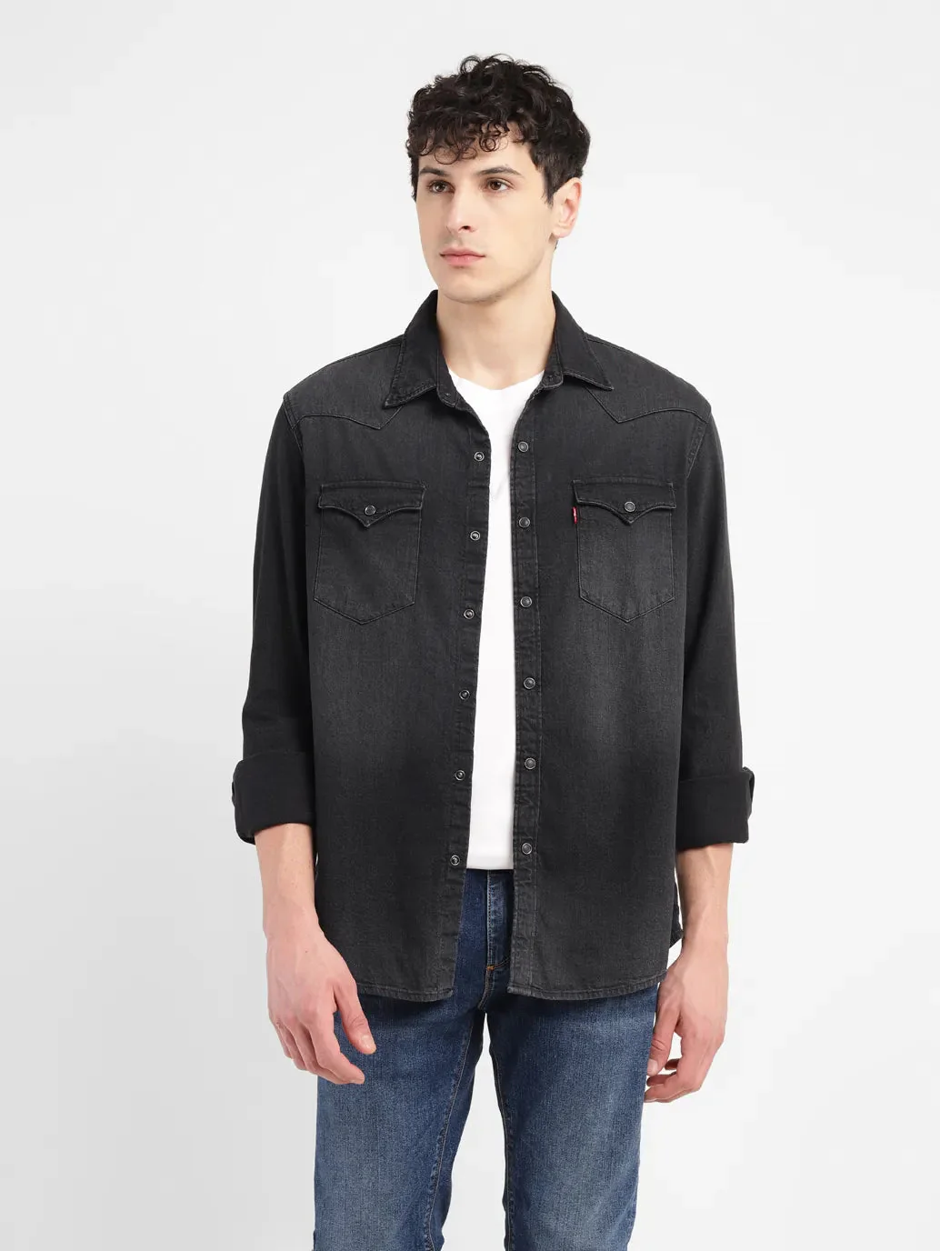 Men's Solid Slim Fit Shirt