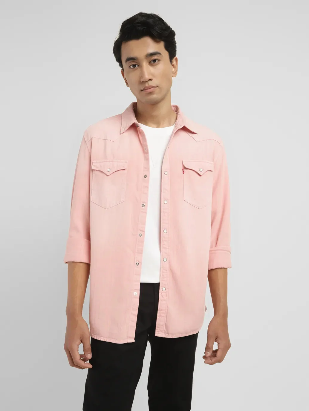 Men's Solid Slim Fit Shirt