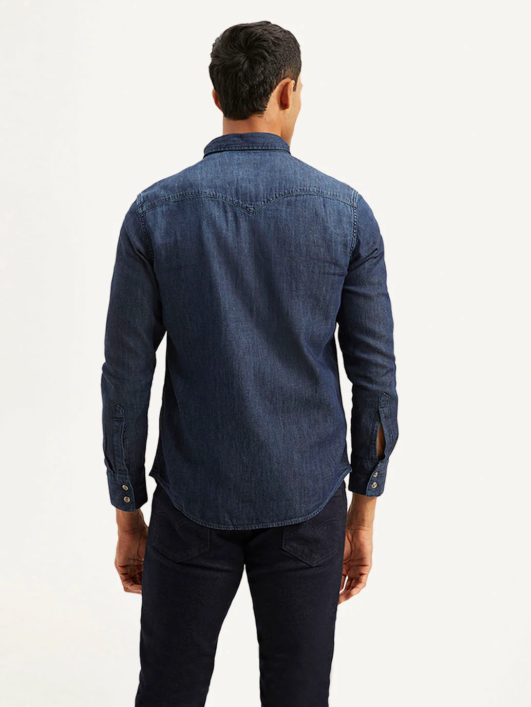 Men's Solid Slim Fit Shirt - Image 3
