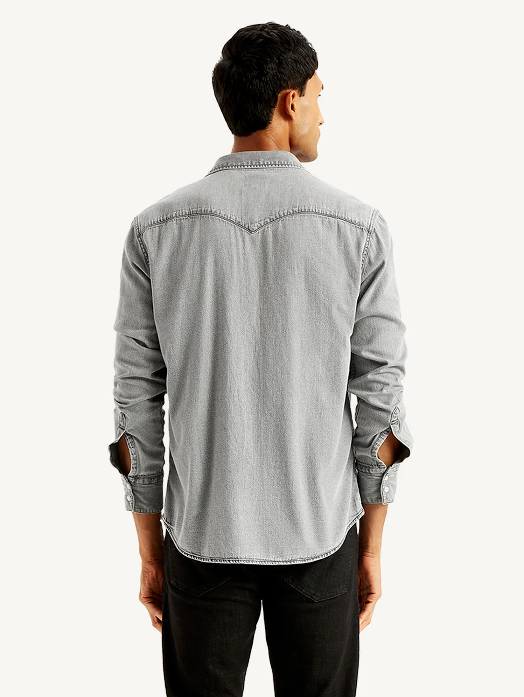 Men's Solid Slim Fit Shirt - Image 3