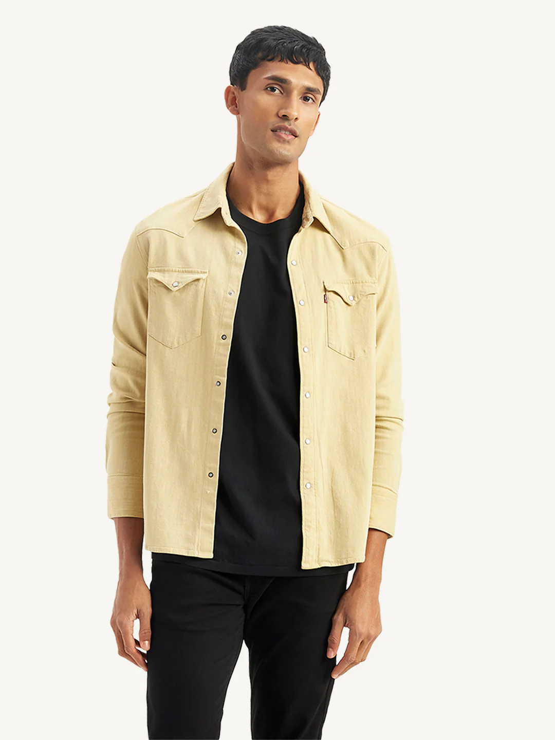 Men's Solid Slim Fit Shirt - Image 5