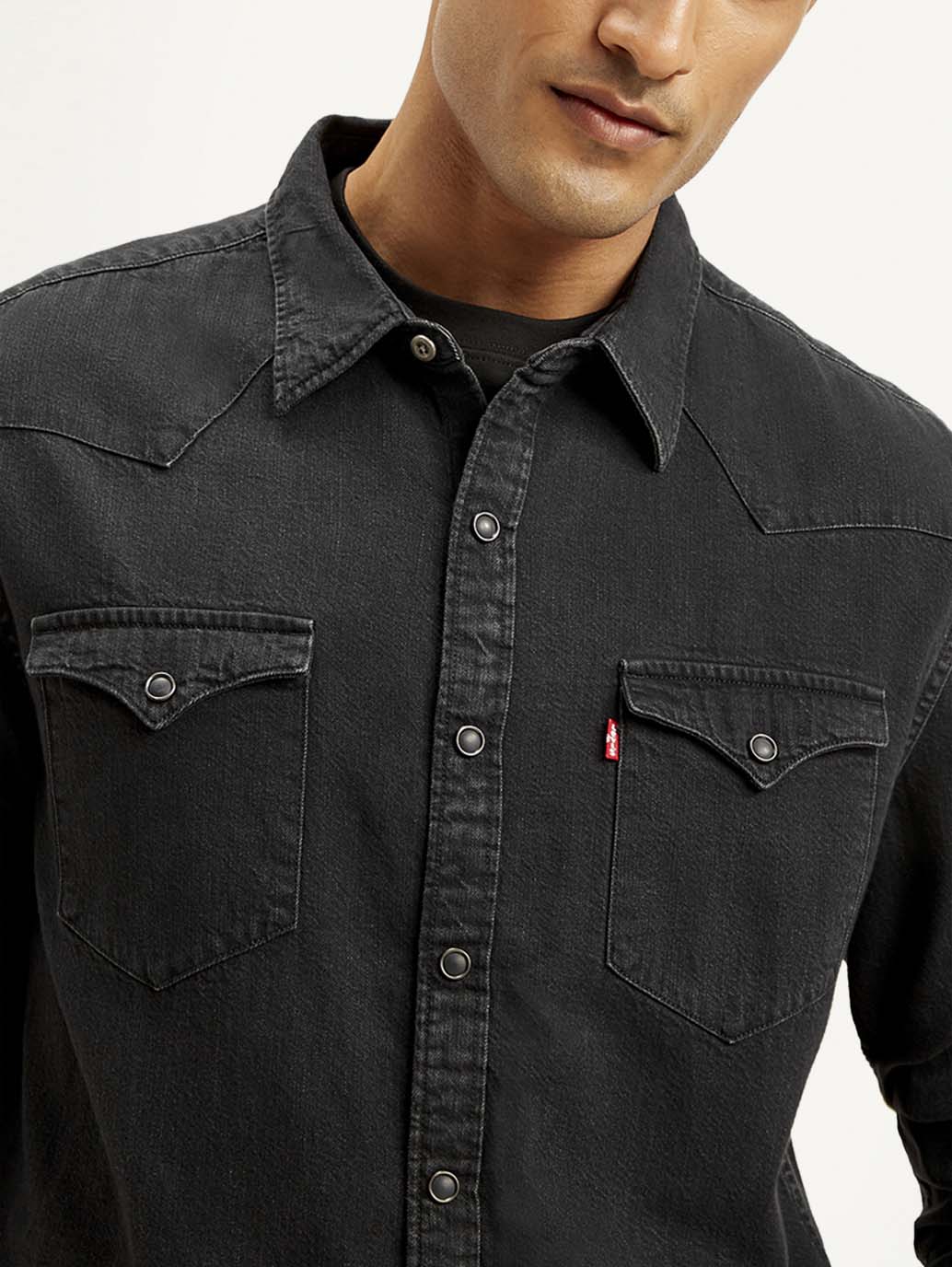 Men's Solid Slim Fit Shirt - Image 5