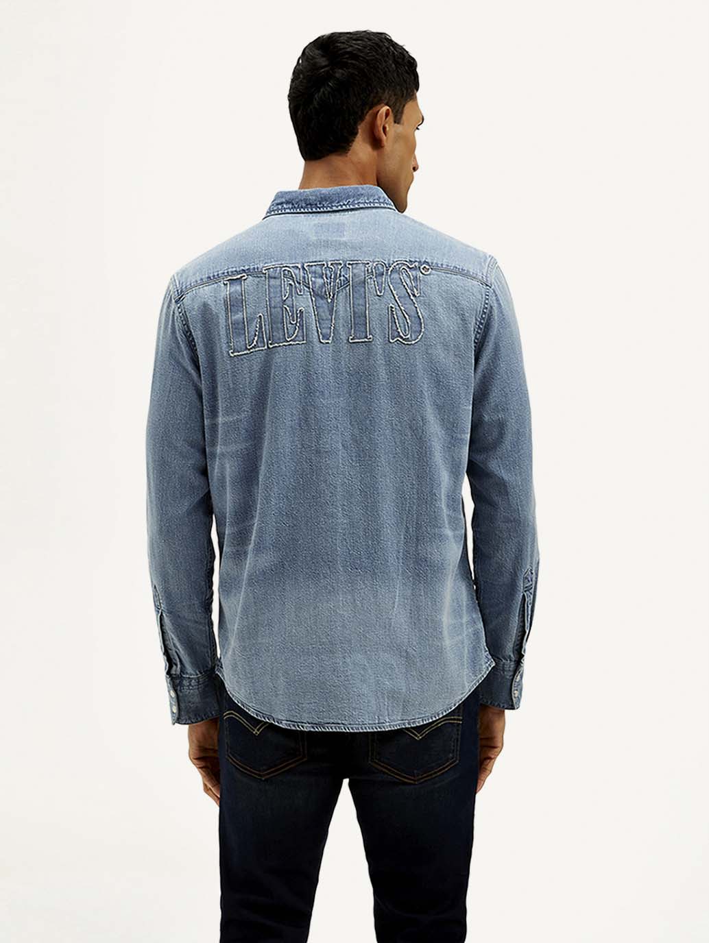 Men's Solid Slim Fit Shirt - Image 3